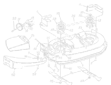 Deck Assembly F Diagram and Parts List for 13AH660F301 1999 Yard Machines Lawn Tractor